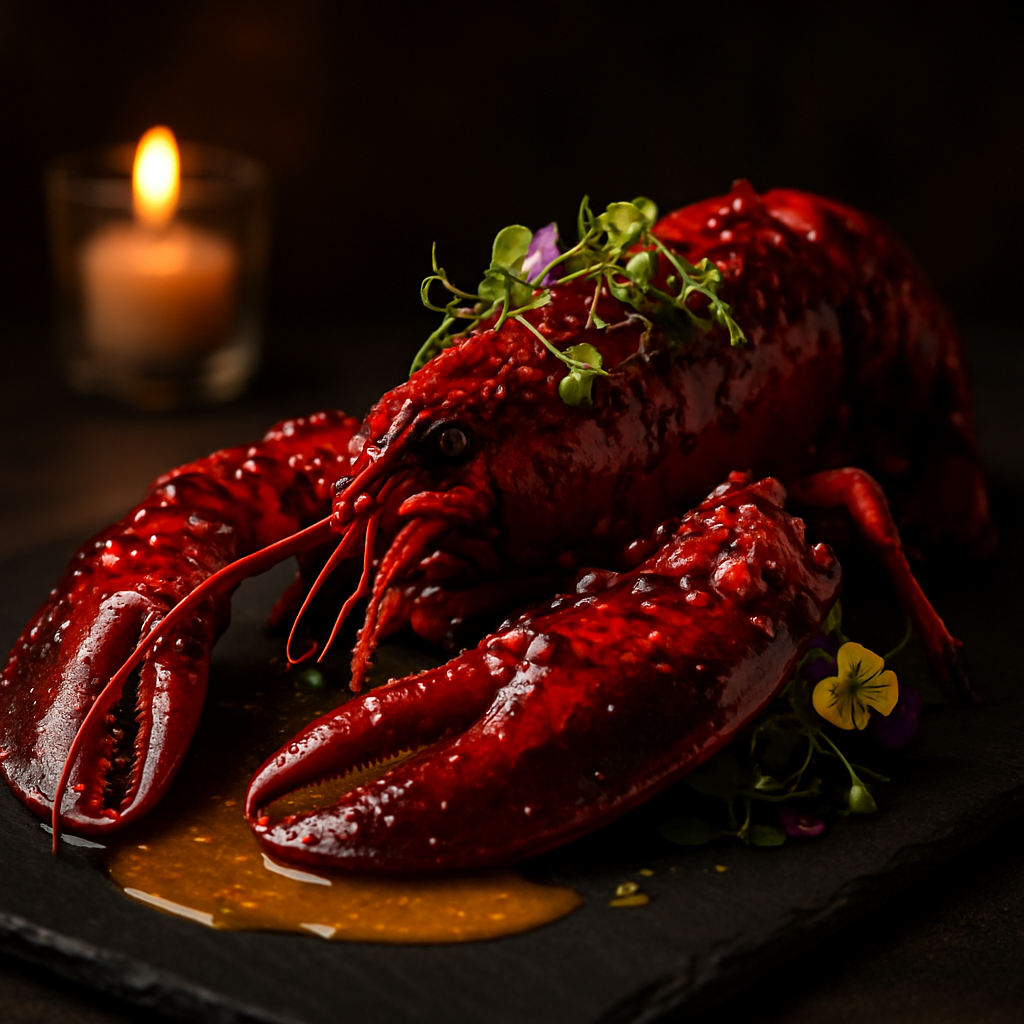 Haean signature roasted lobster with Korean glaze